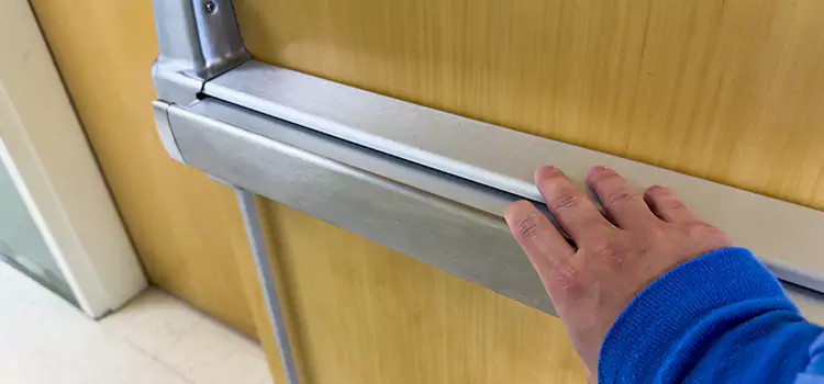 Installing a Push Bar on a Door Nampa